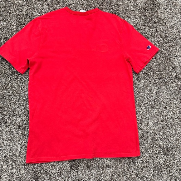 Champion Red Men's T-Shirt - Picture 2 of 7